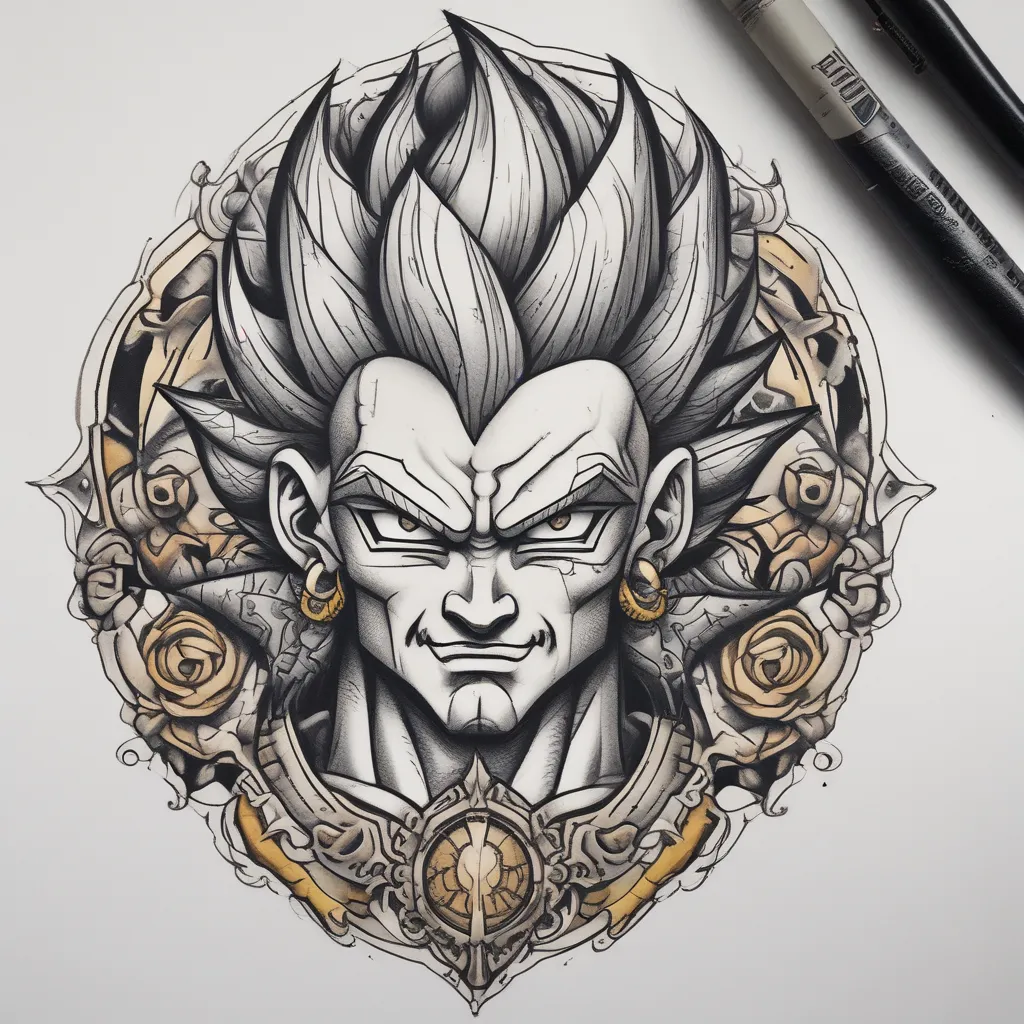 Σούπερ Saiyan tatuaje