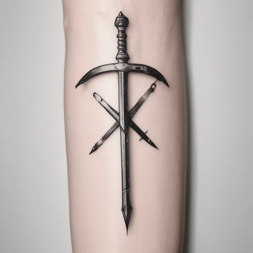 3 swords  tatuaggio