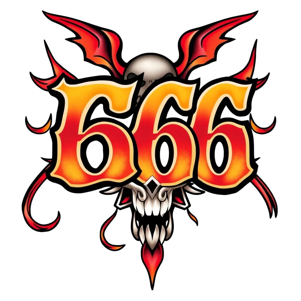 666 tattoo