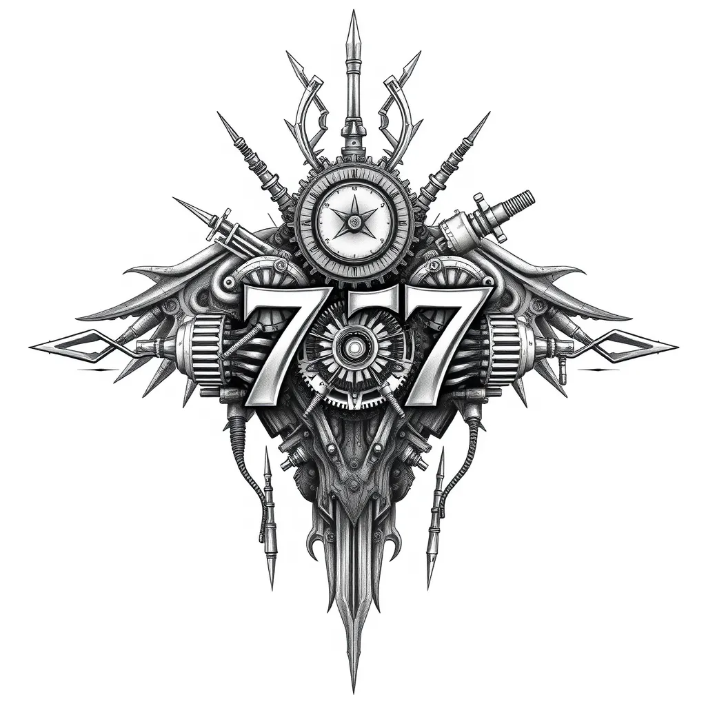 777 tatouage