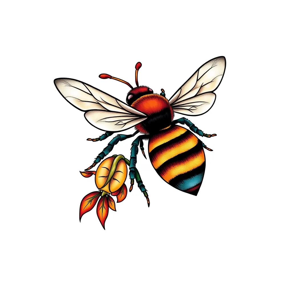 A bee tatuagem