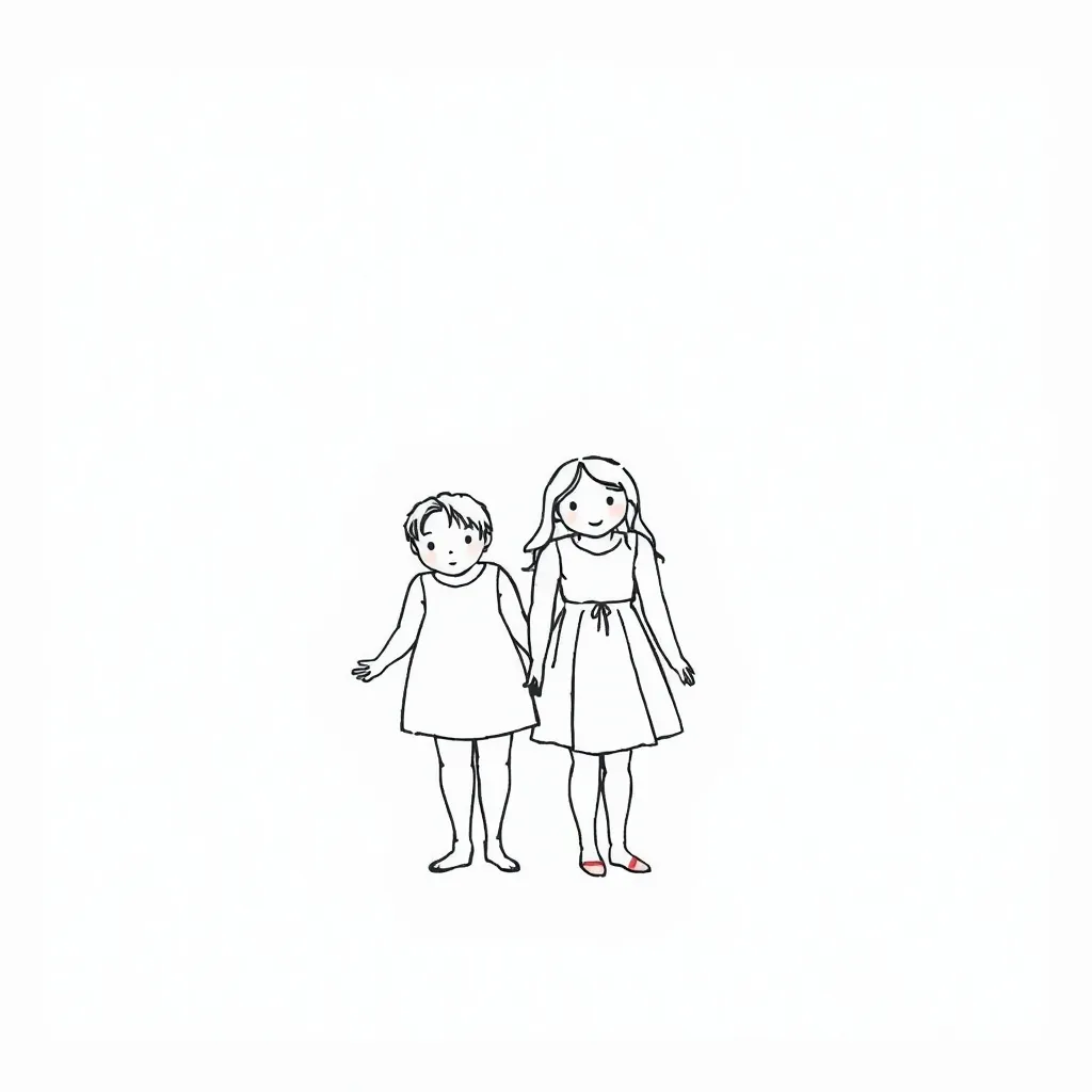 一家四口亲子 tatuaż