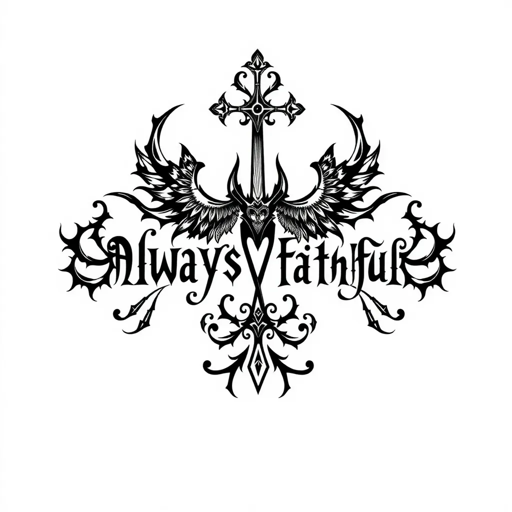 Sempre Fidelis tattoo