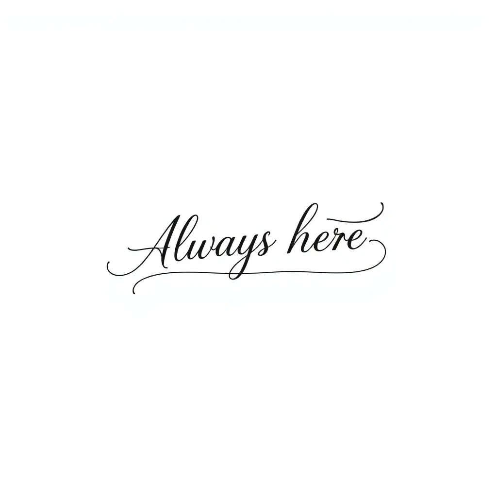 Always here 3001  tatuagem