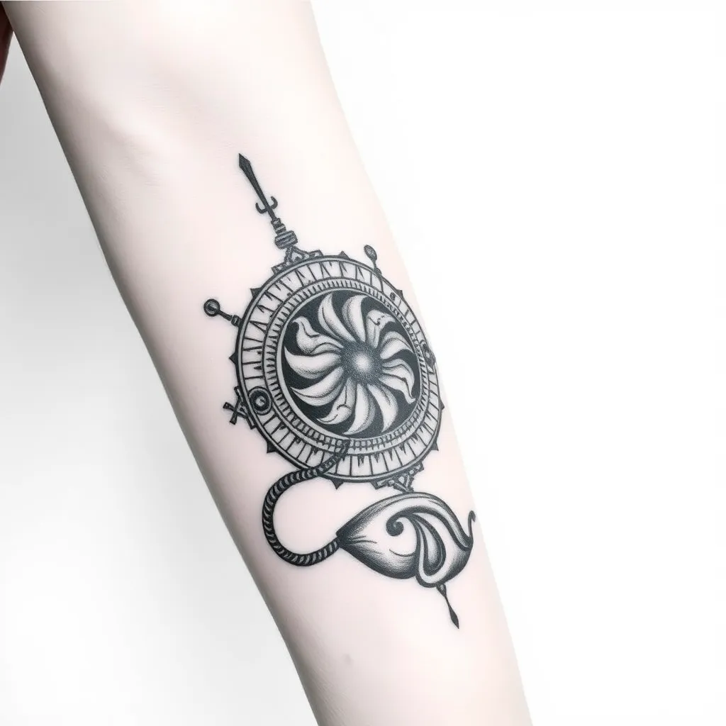 Ancient Greece in Tekno small for arm tattoo tetování