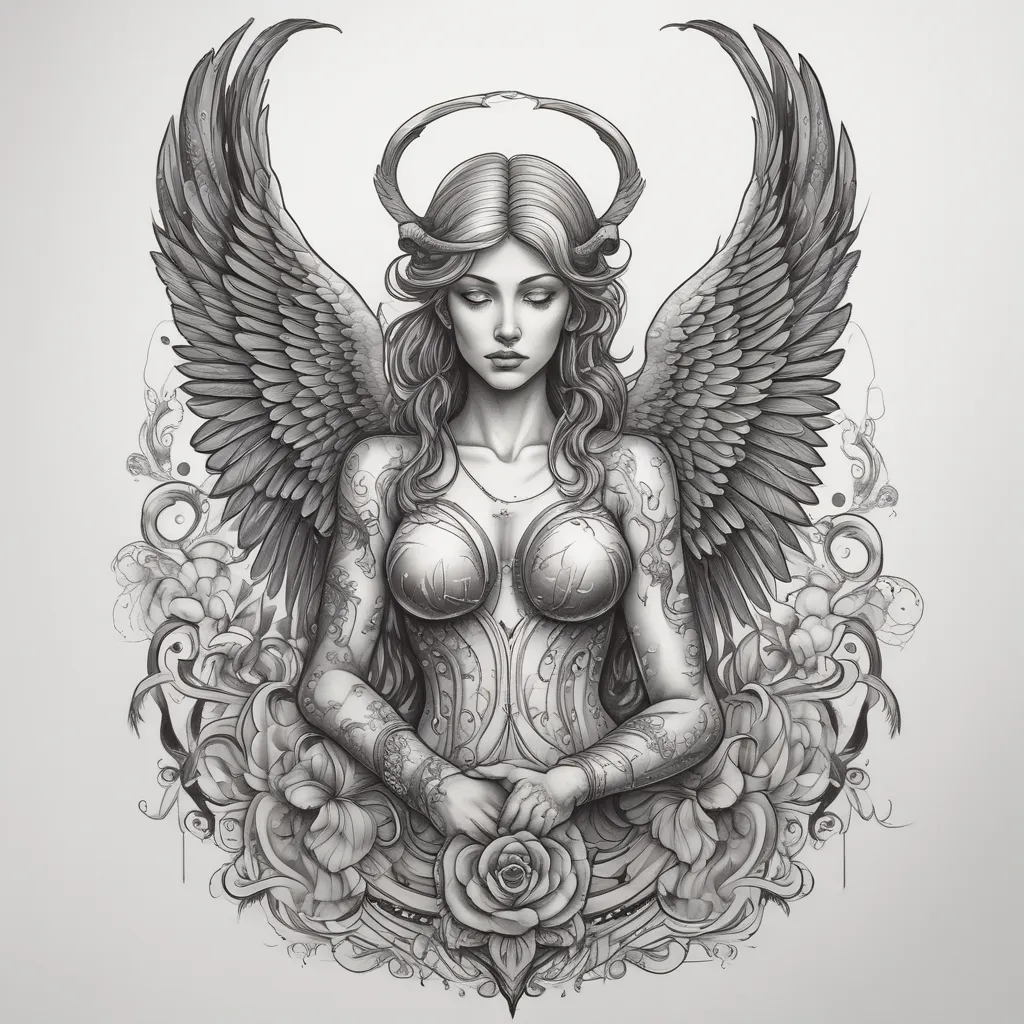 ANgel tattoo