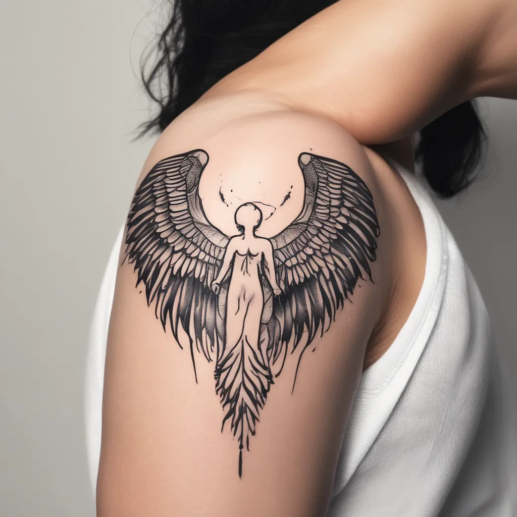 Angel tatuaggio