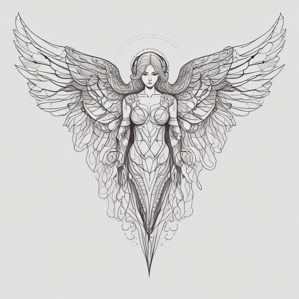 Angel tattoo