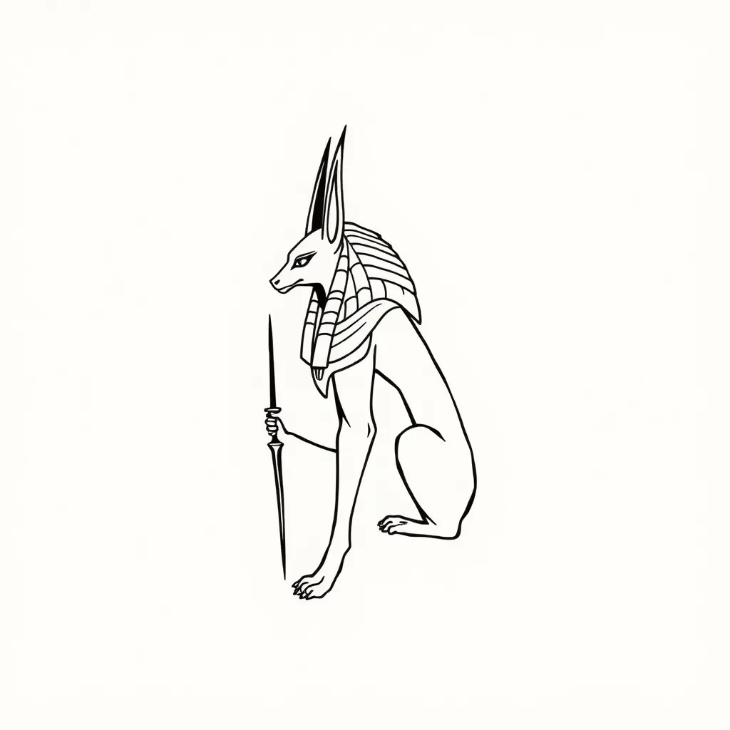 anubis tattoo