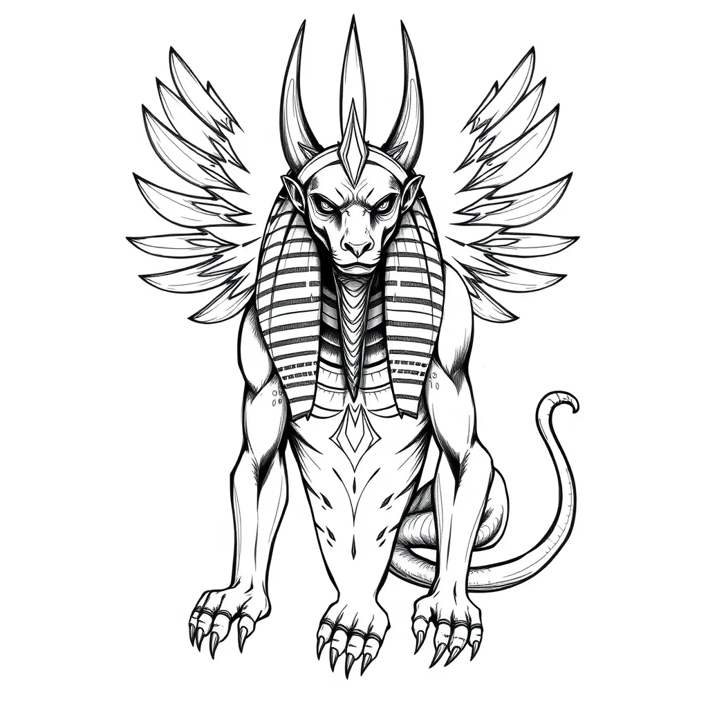 anubis tattoo