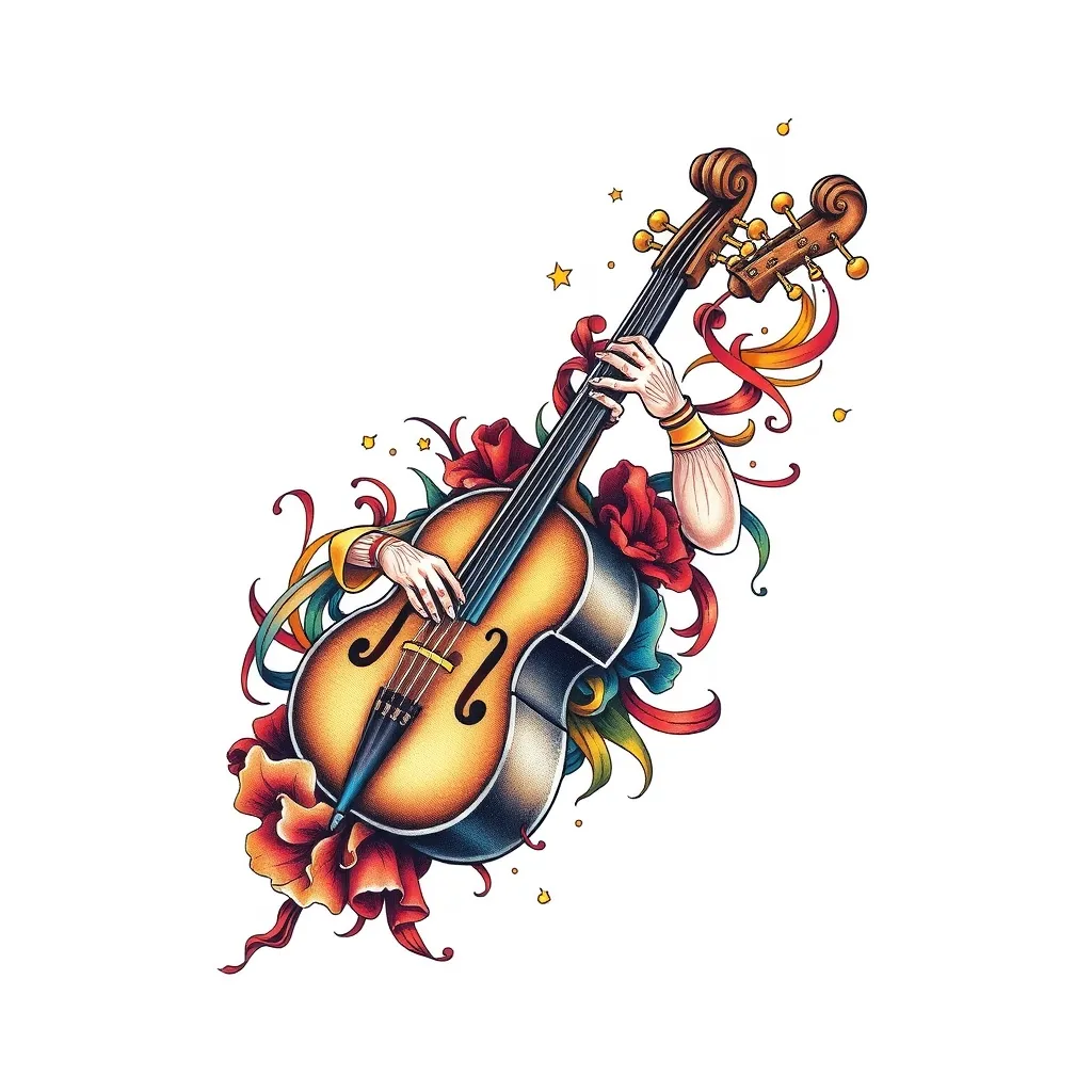 Arte musica  tattoo