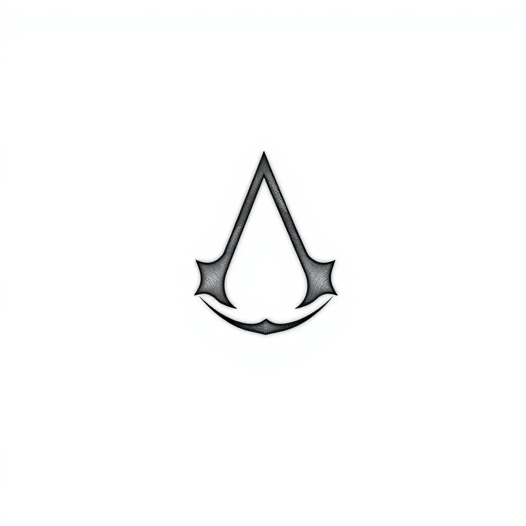 assassin creed logo with infinite symbol  tatuaje