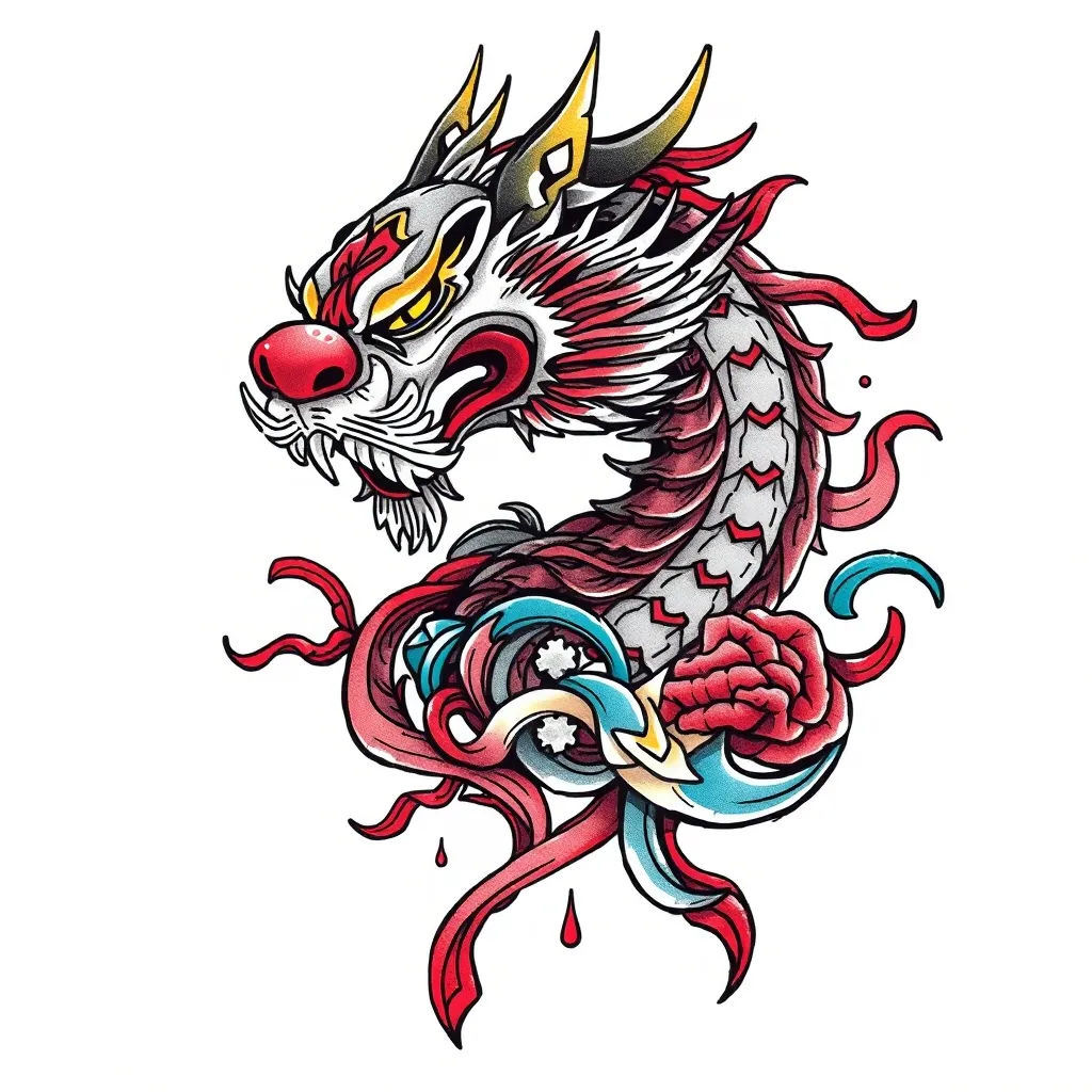 招财， tatuering