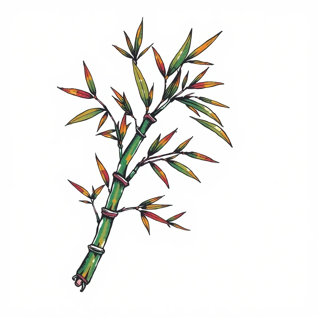 bamboo 문신