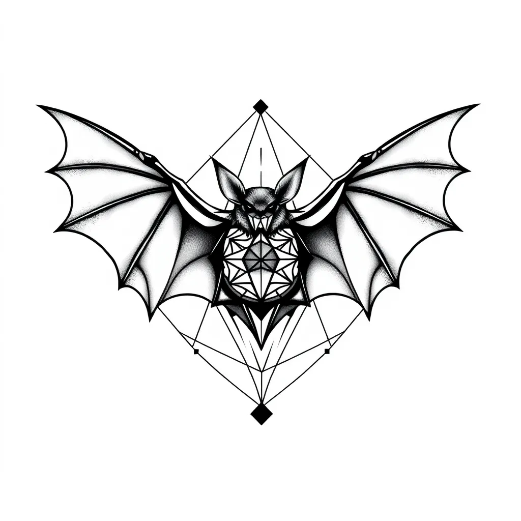 bat tattoo