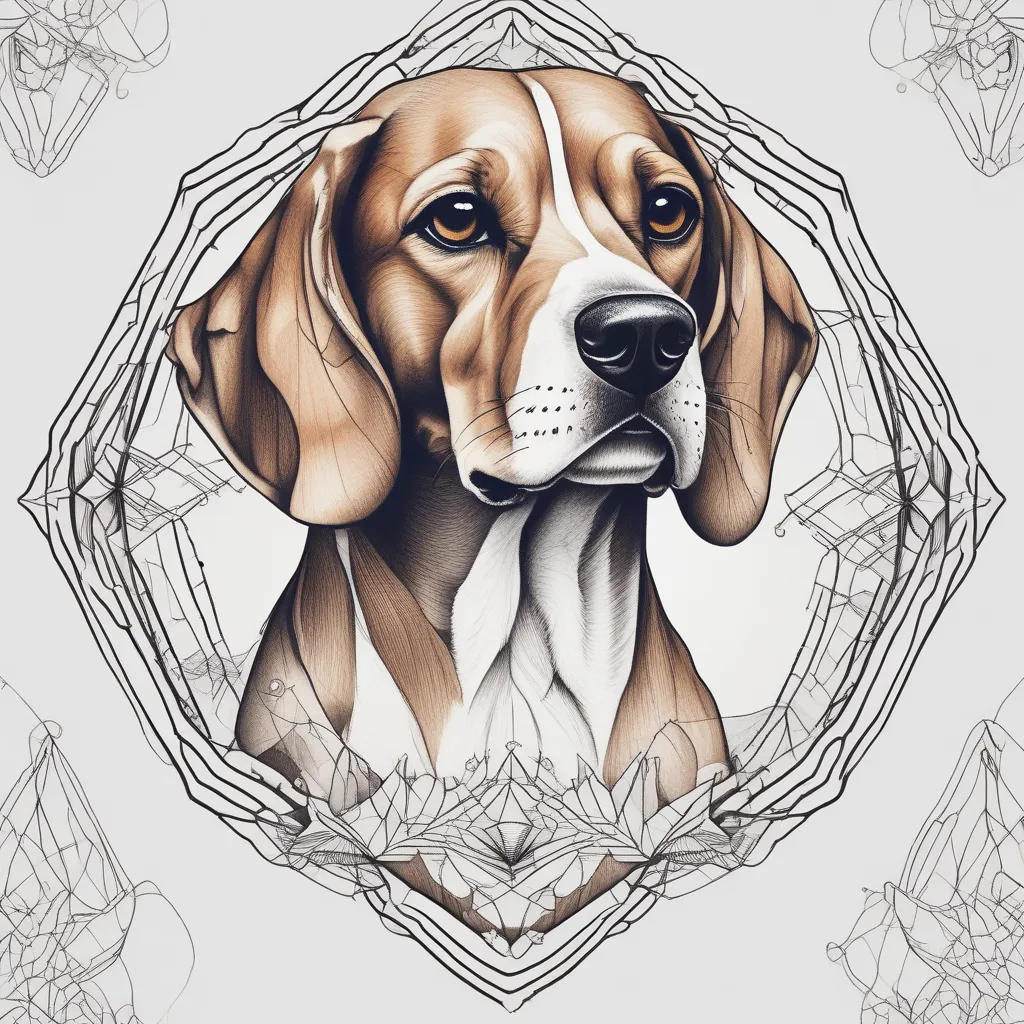 Beagle tatoeage