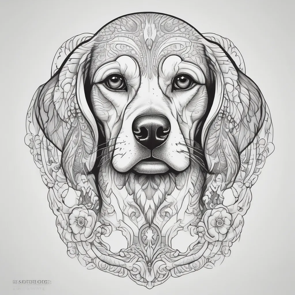 Beagle tatuering