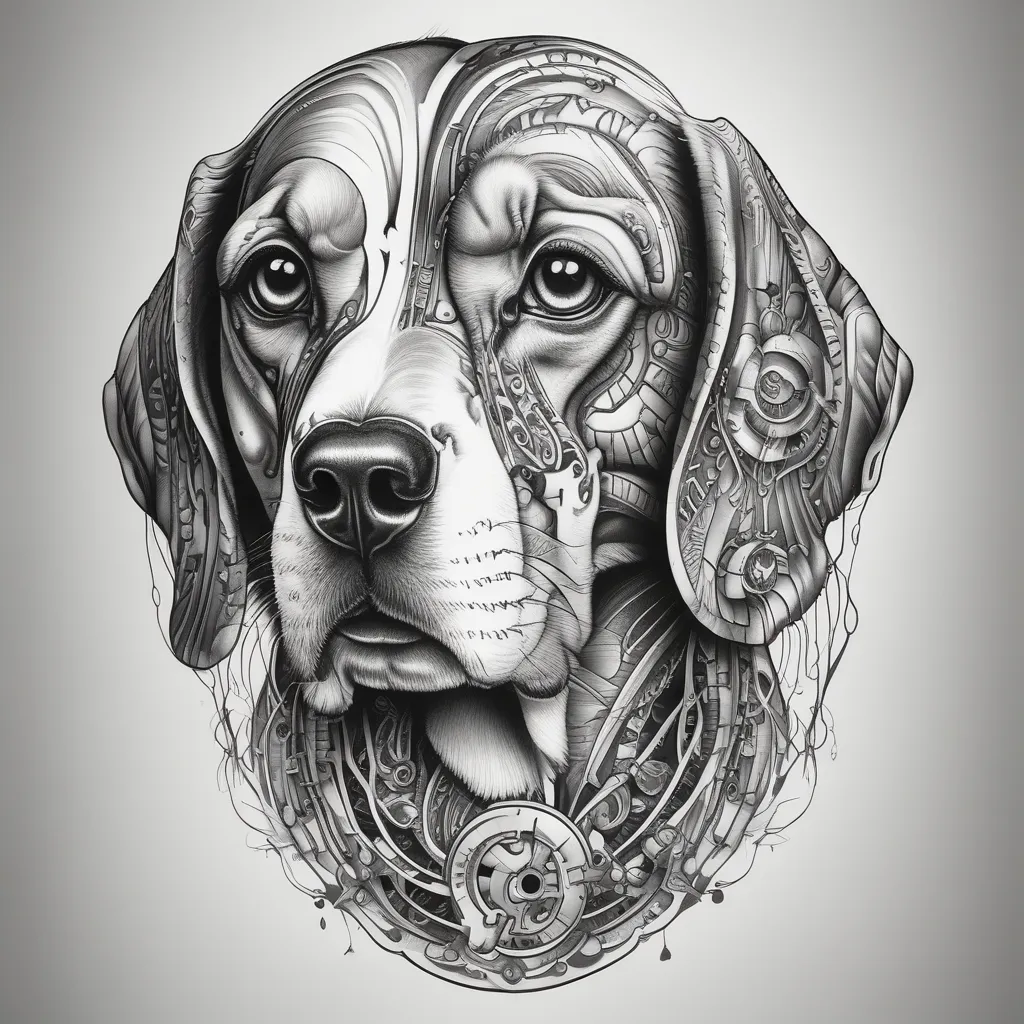 beagle tatoeage