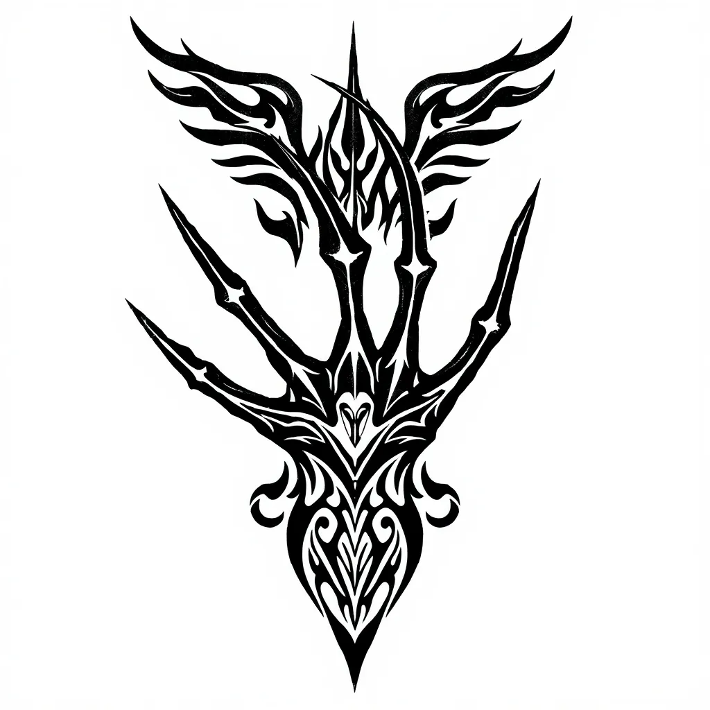 Karhun kynsi tribaalitatuointi tatuaje