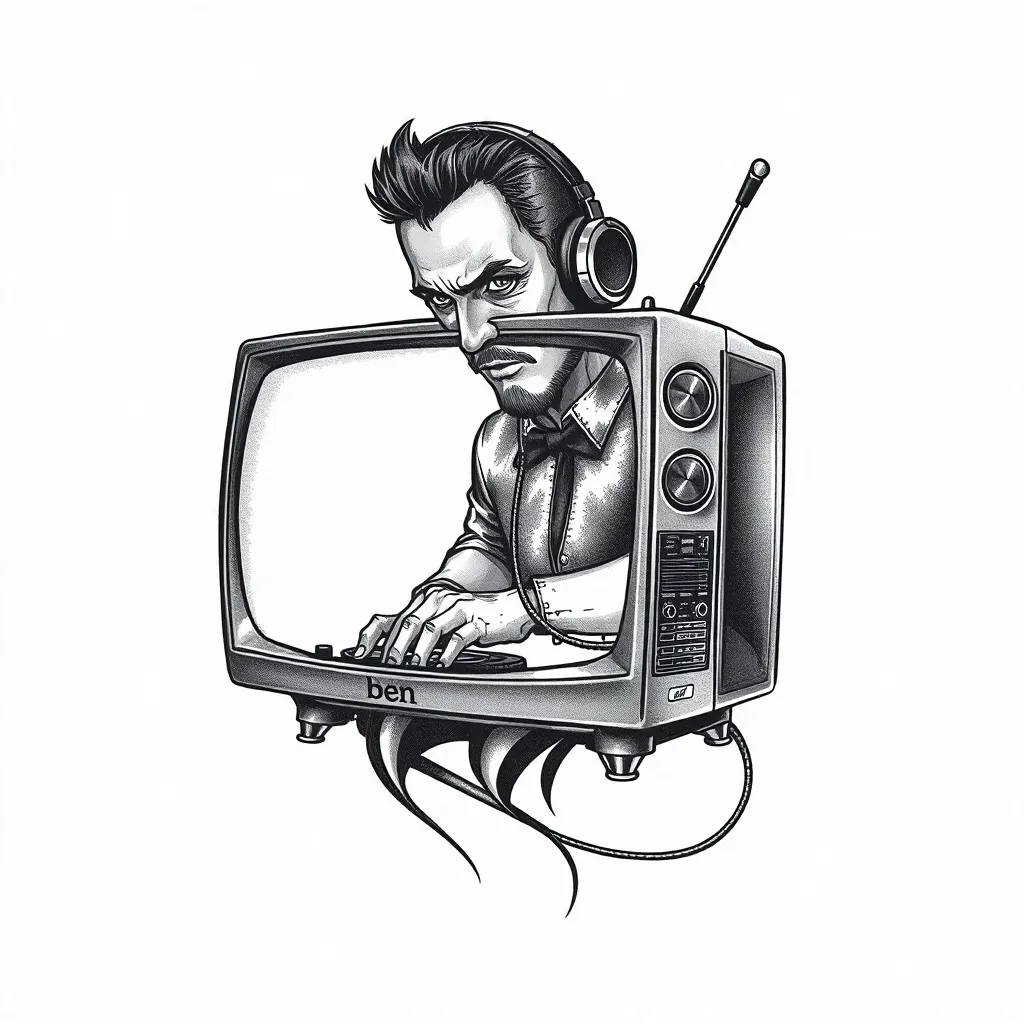 ben dj tv τατουάζ