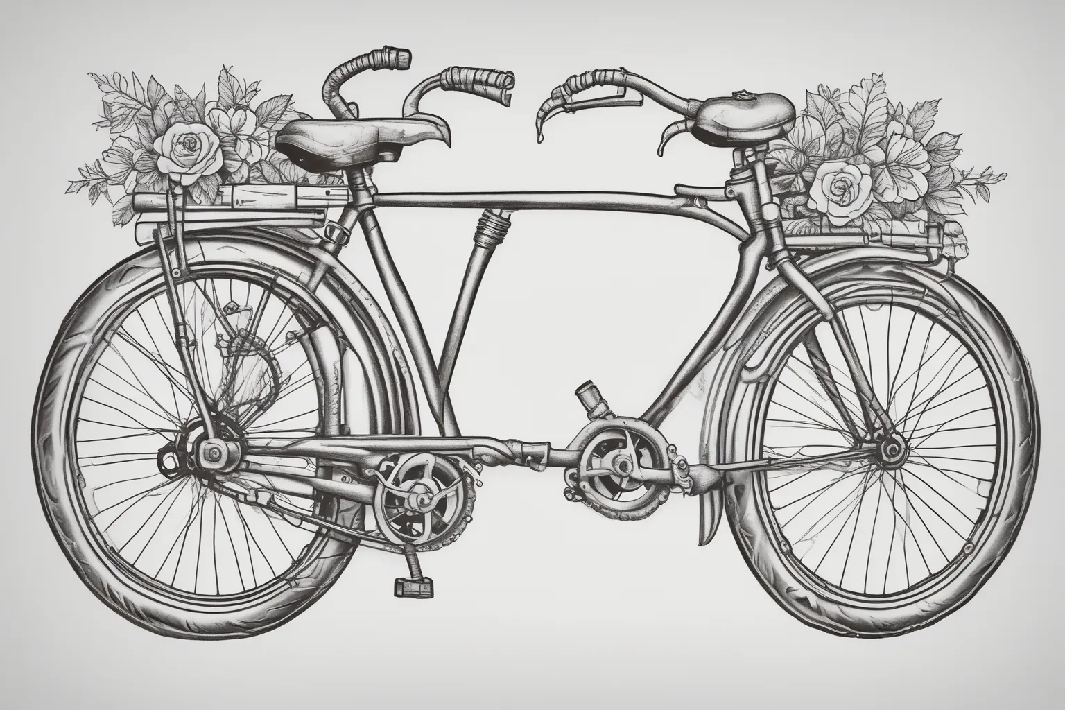 bicycle tatuaggio