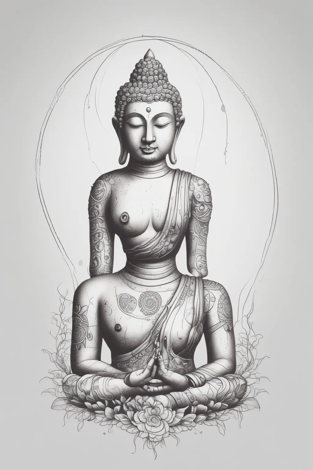 Buddha tatuagem