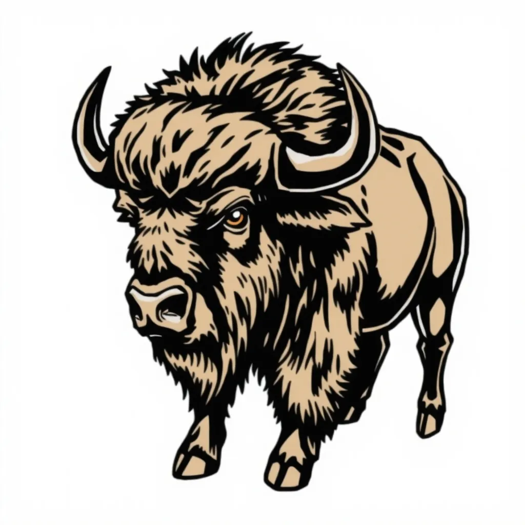 buffalo; 纹身