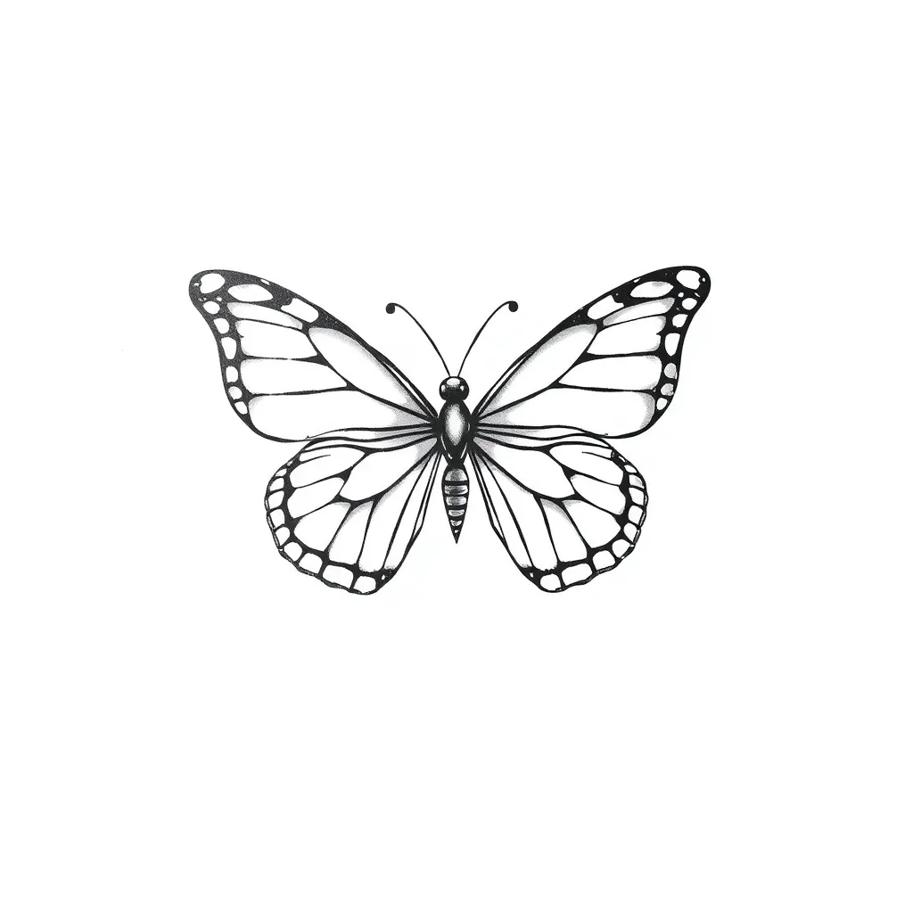 butterfly татуировка