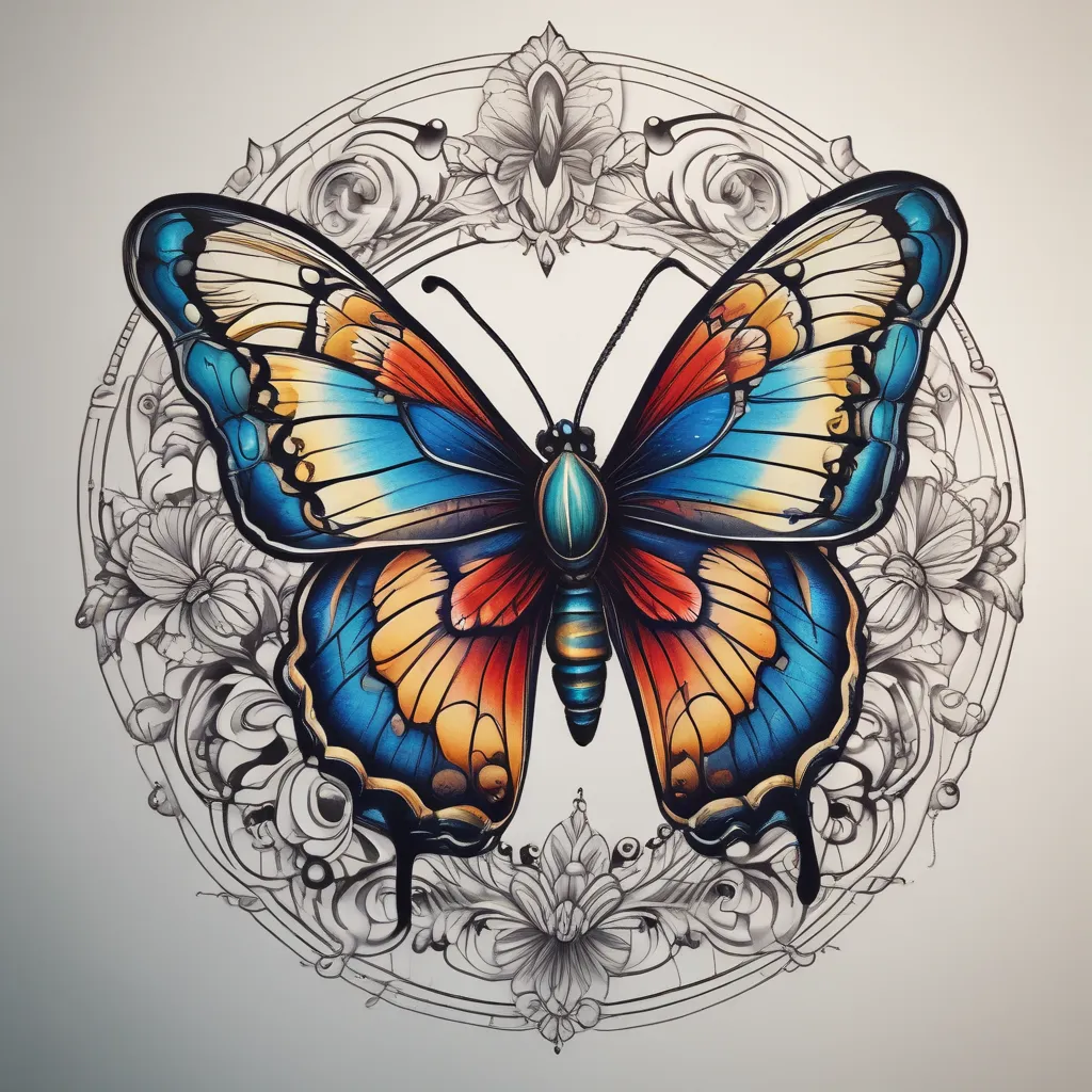 butterfly tatuagem