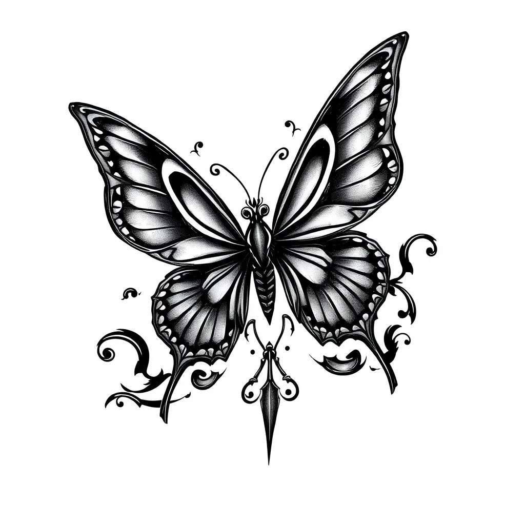 Butterfly  tatuagem