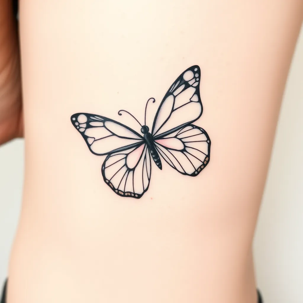 ; Schmetterling tattoo