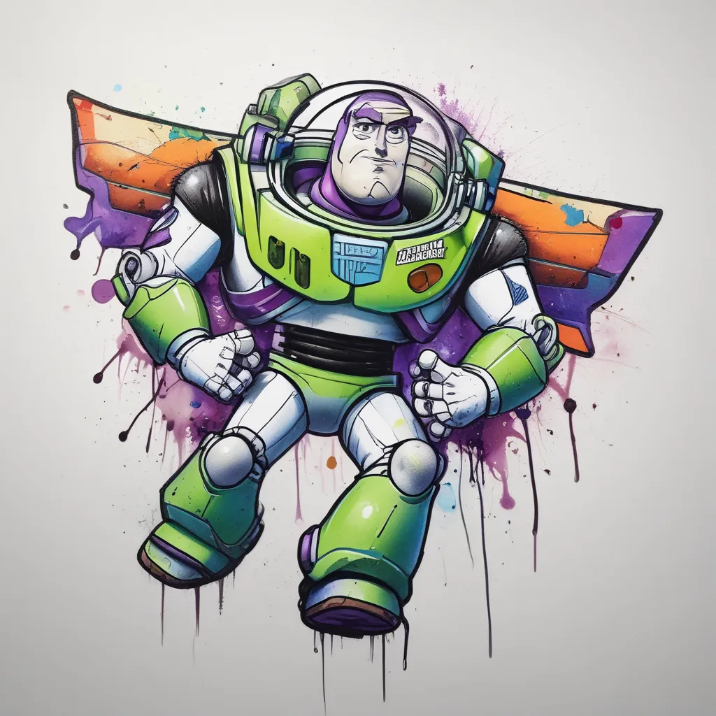 BUZZ lightyear टैटू