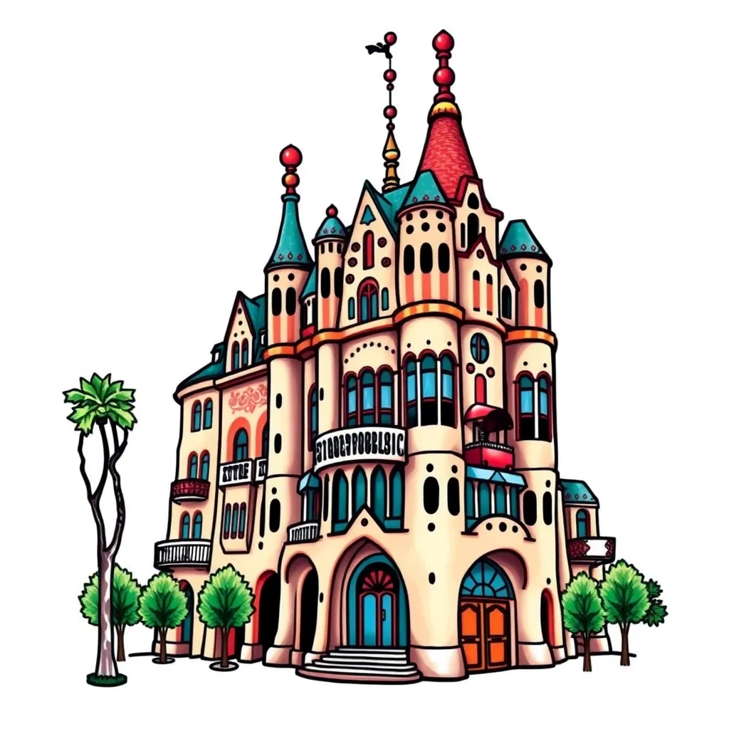 Casa Batlló in Barcelona 문신