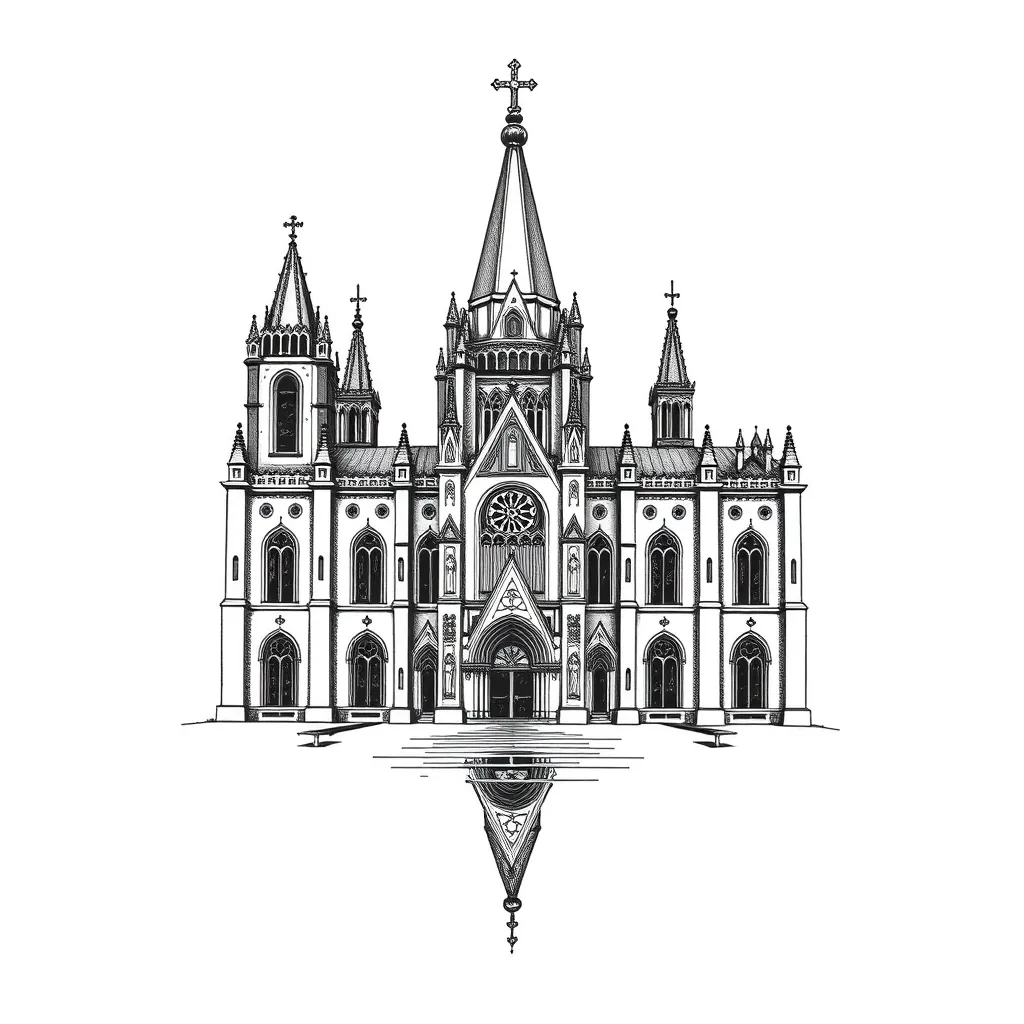 Cathedral tattoo