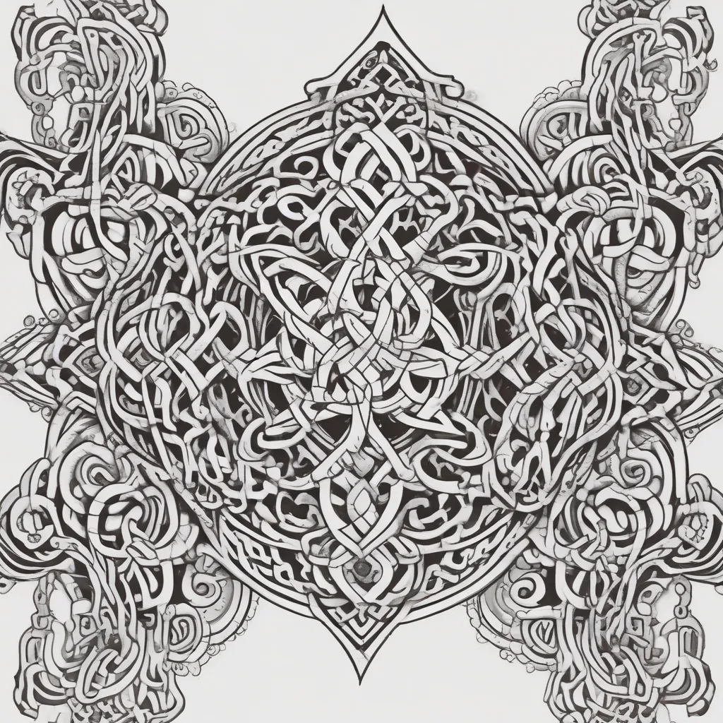 Celtic art tetování