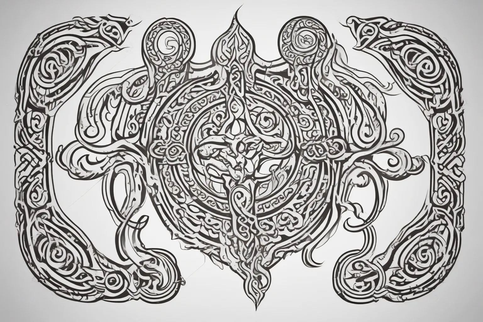 Celtic God  tattoo