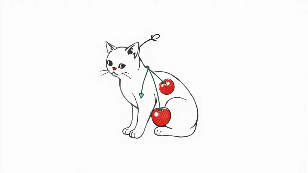 cherry cat tetování