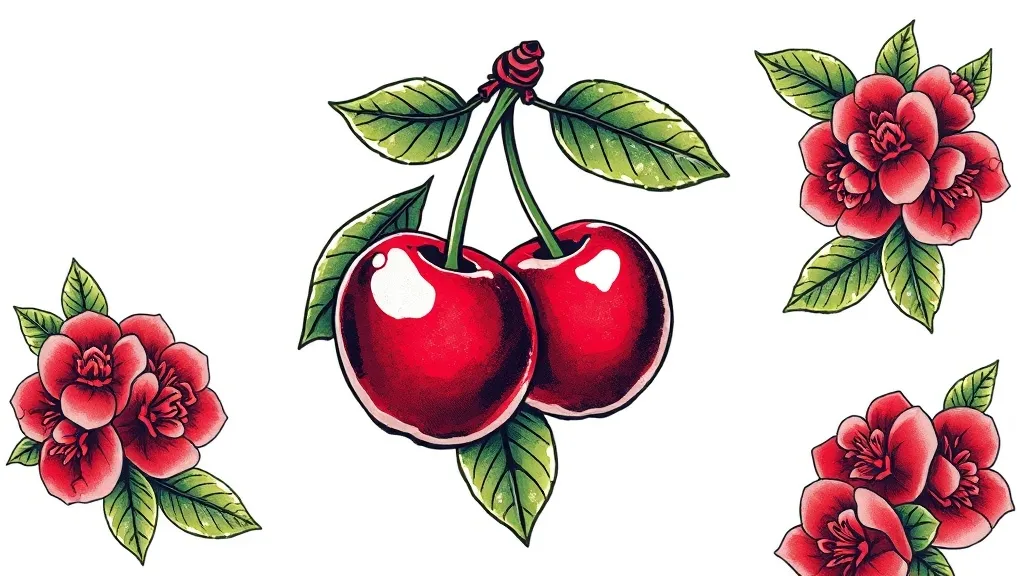 cherry tetování