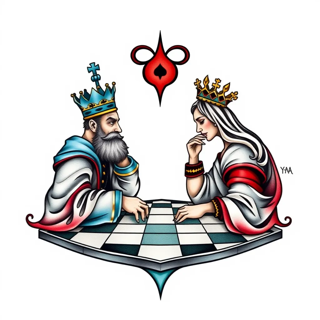 Chess king queen Reunion's island poker marseille y s s   tattoo