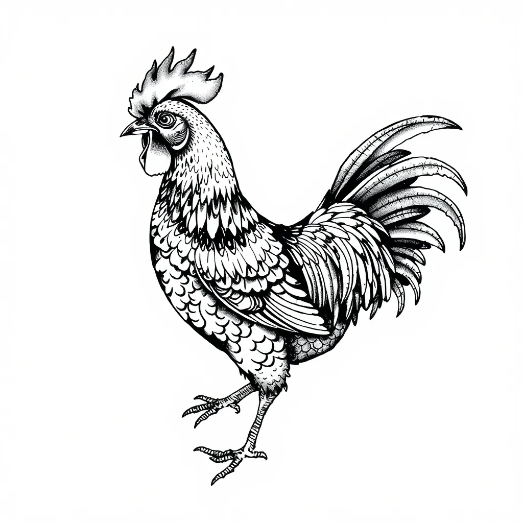 chicken Tätowierung