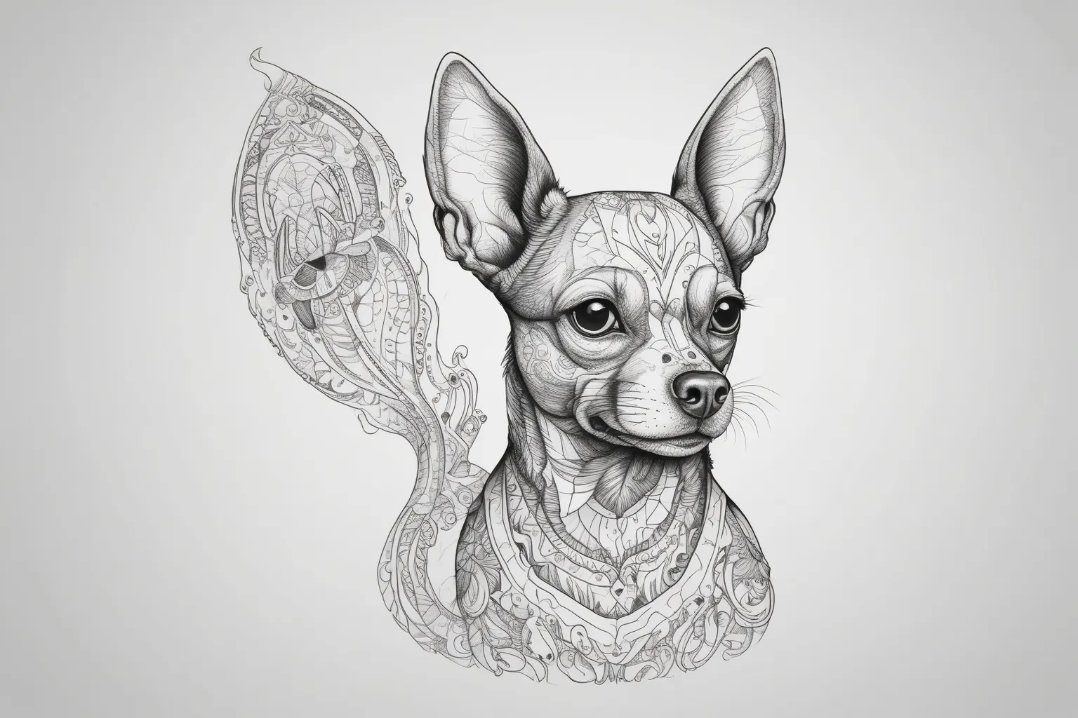 chihuahua tatuagem