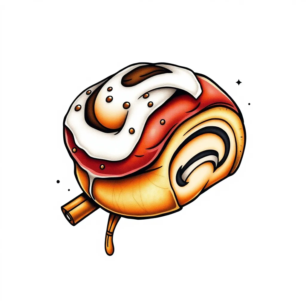 cinnamon bun 문신