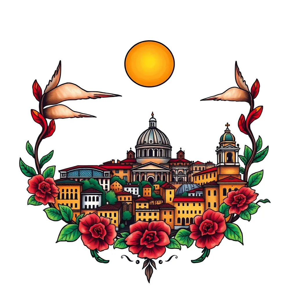 ville de rome  tattoo