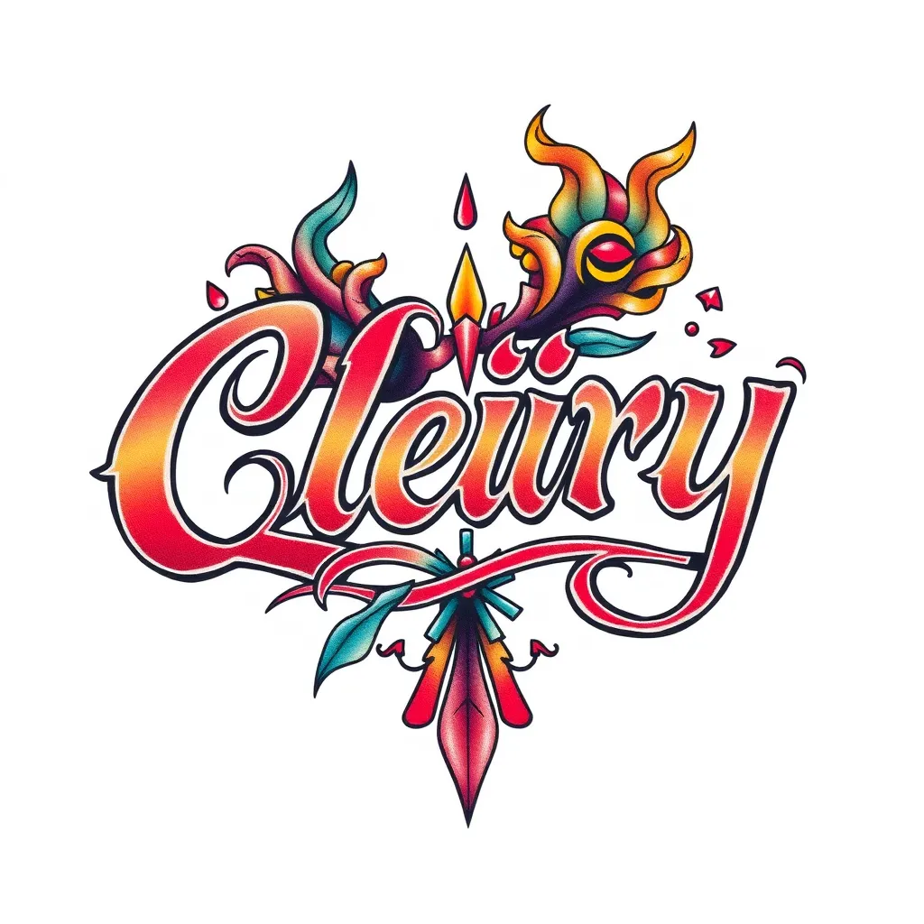 nombre de cleiry 문신