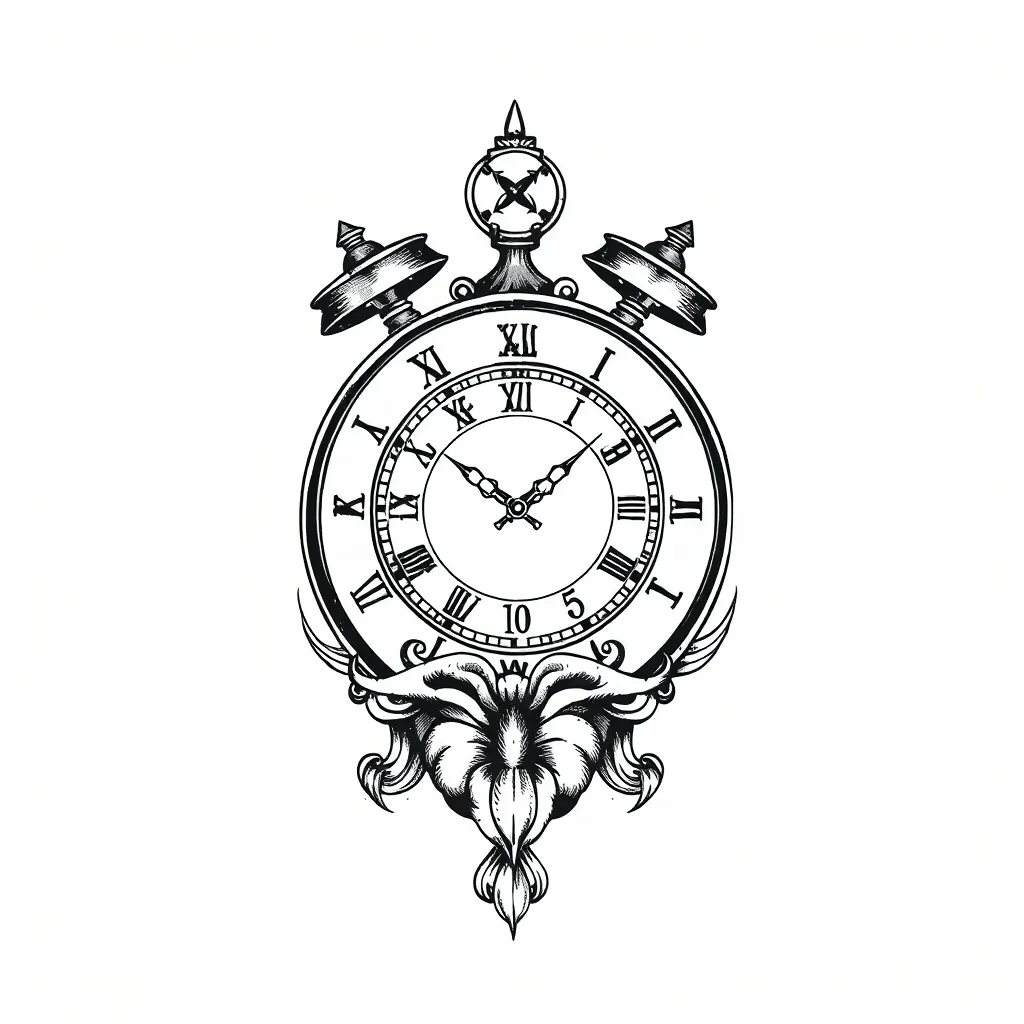 clock tatuaje