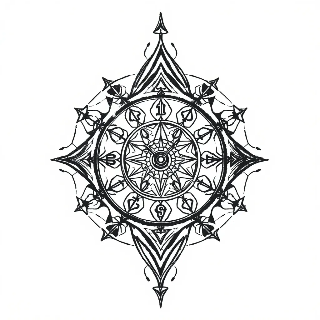 時鐘 tatuering