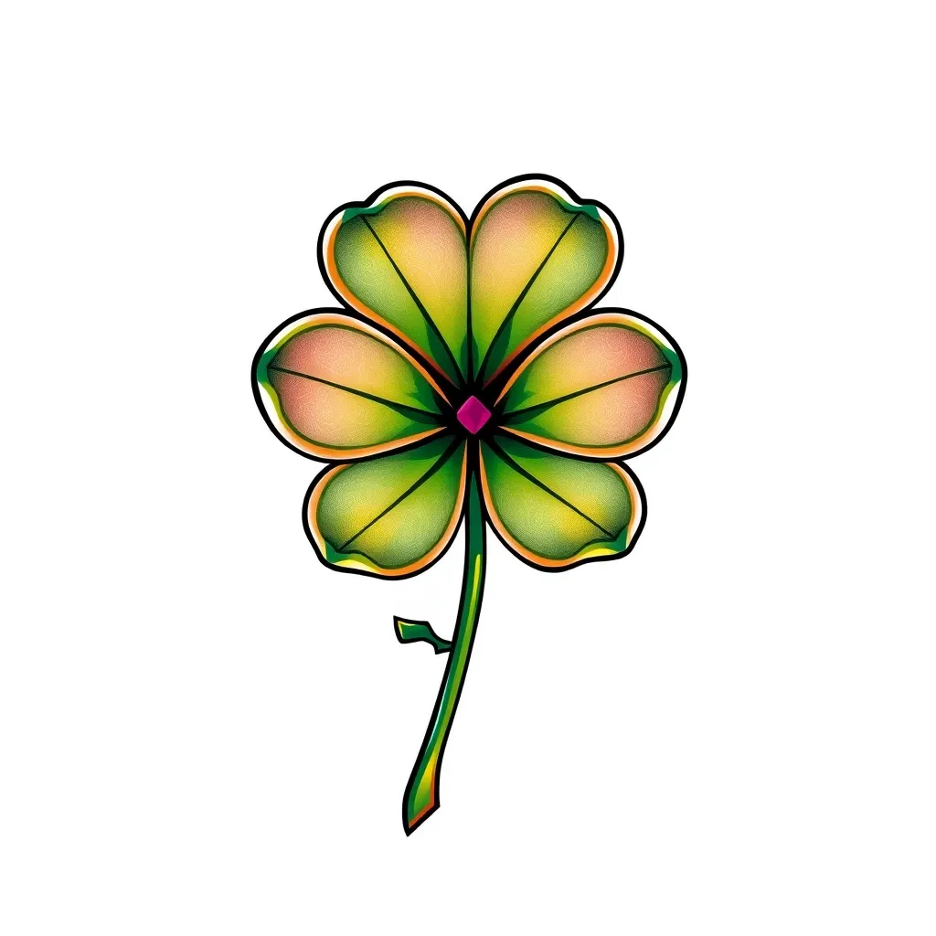 clover tatuagem