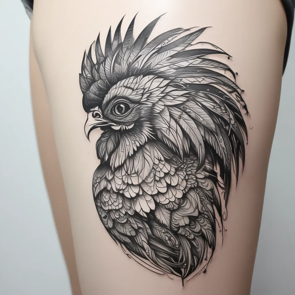 Cock tattoo