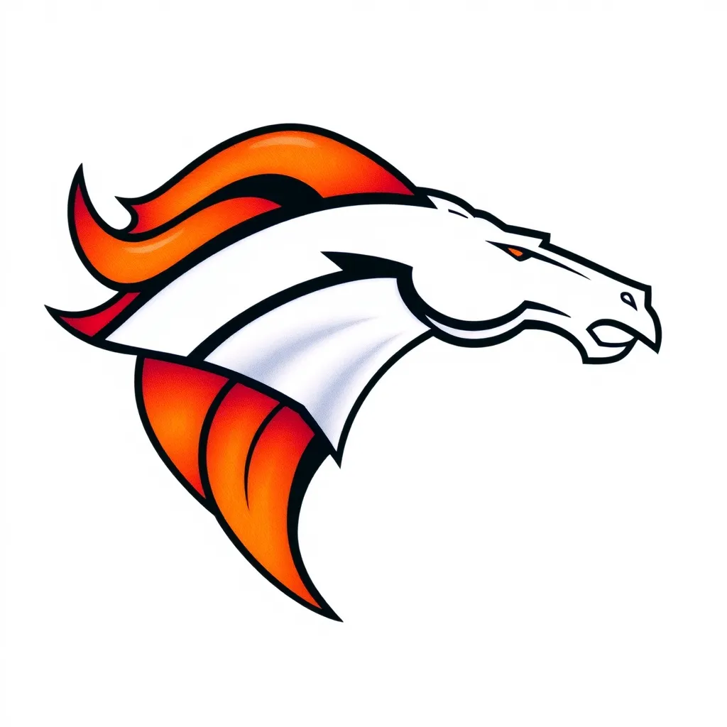 Colorado C with Denver Broncos Head τατουάζ