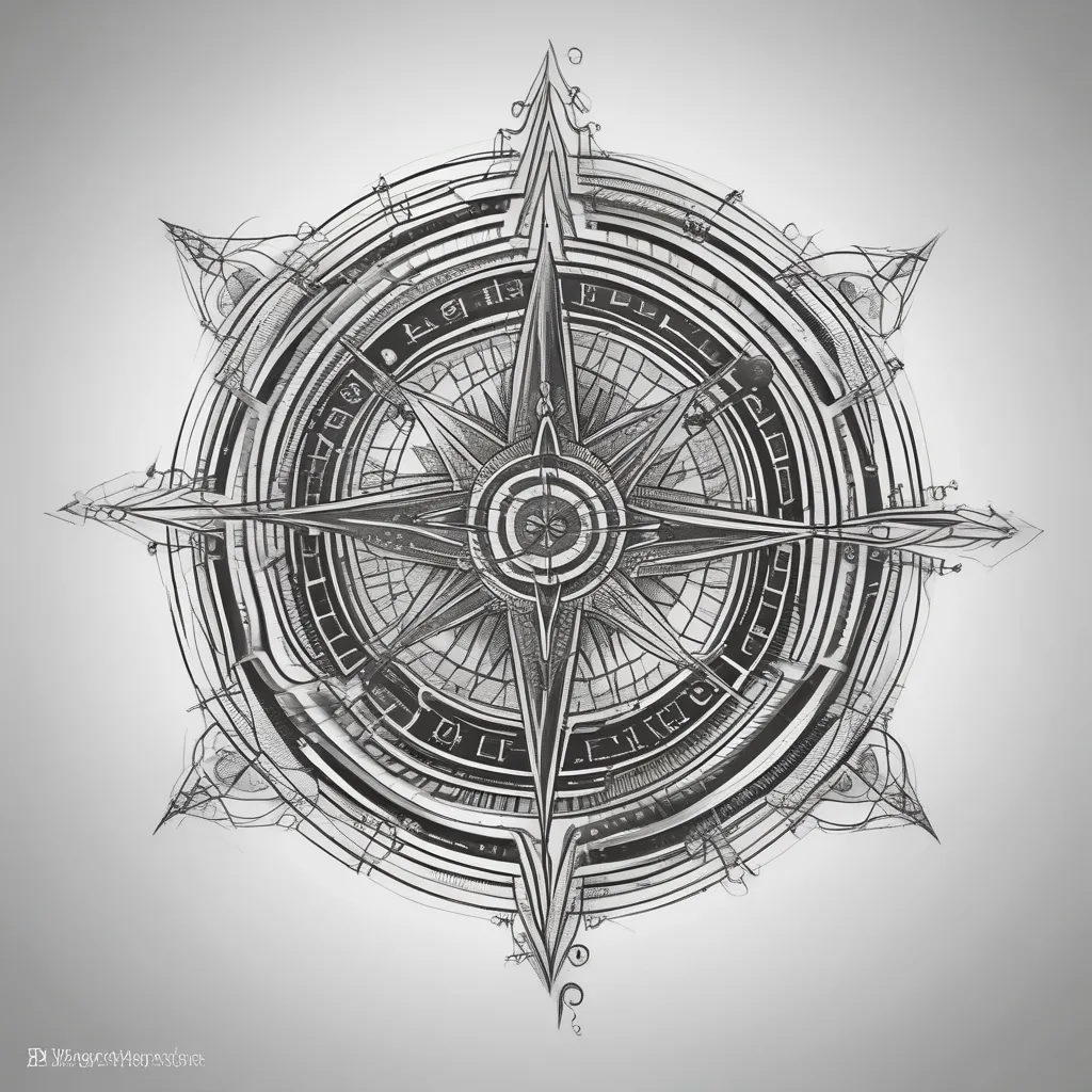 compass tatuaggio